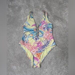 Floral One Piece Swimwear